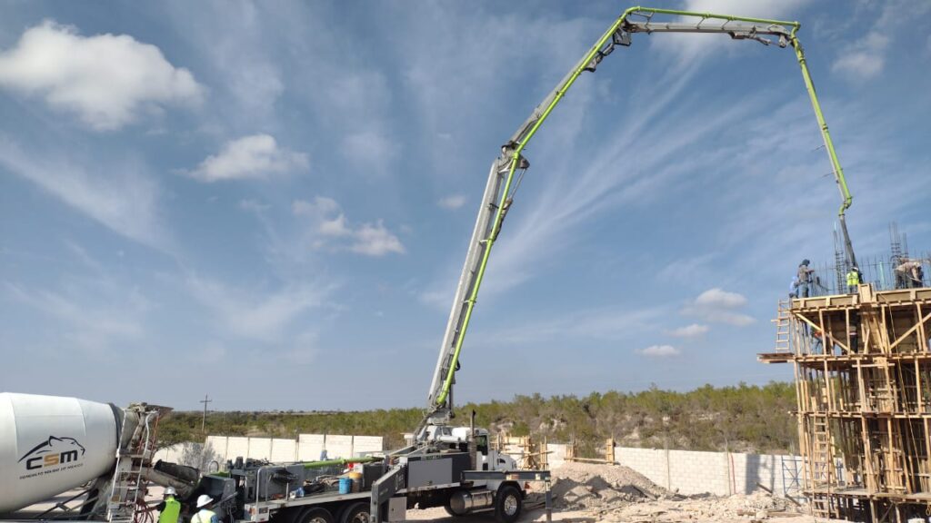 Servicio de bombeo de concreto